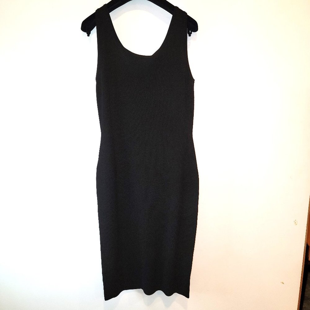 Authentic Versace Medusa '95 Ribbed Knit Mini Dress, Black, Size 46, NWT - Picture 2 of 10